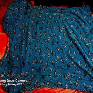 Blue designed Women's Within Shirt